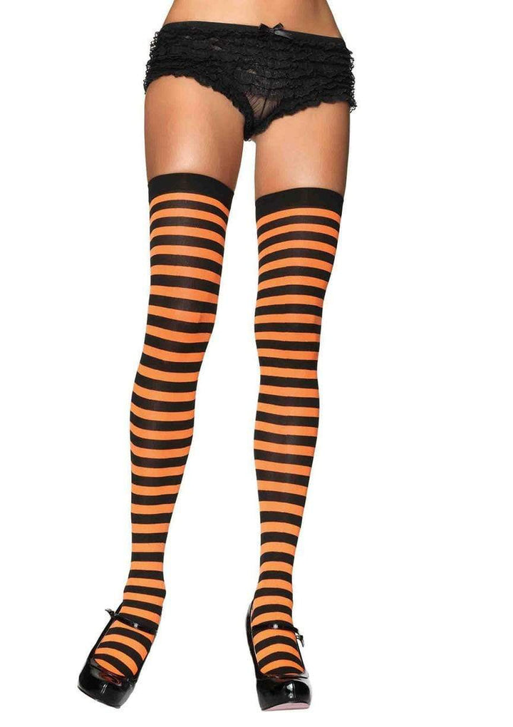 Cari Striped Stockings