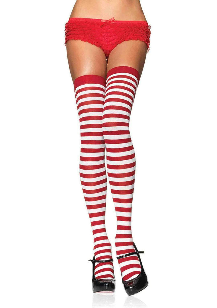 Cari Striped Stockings