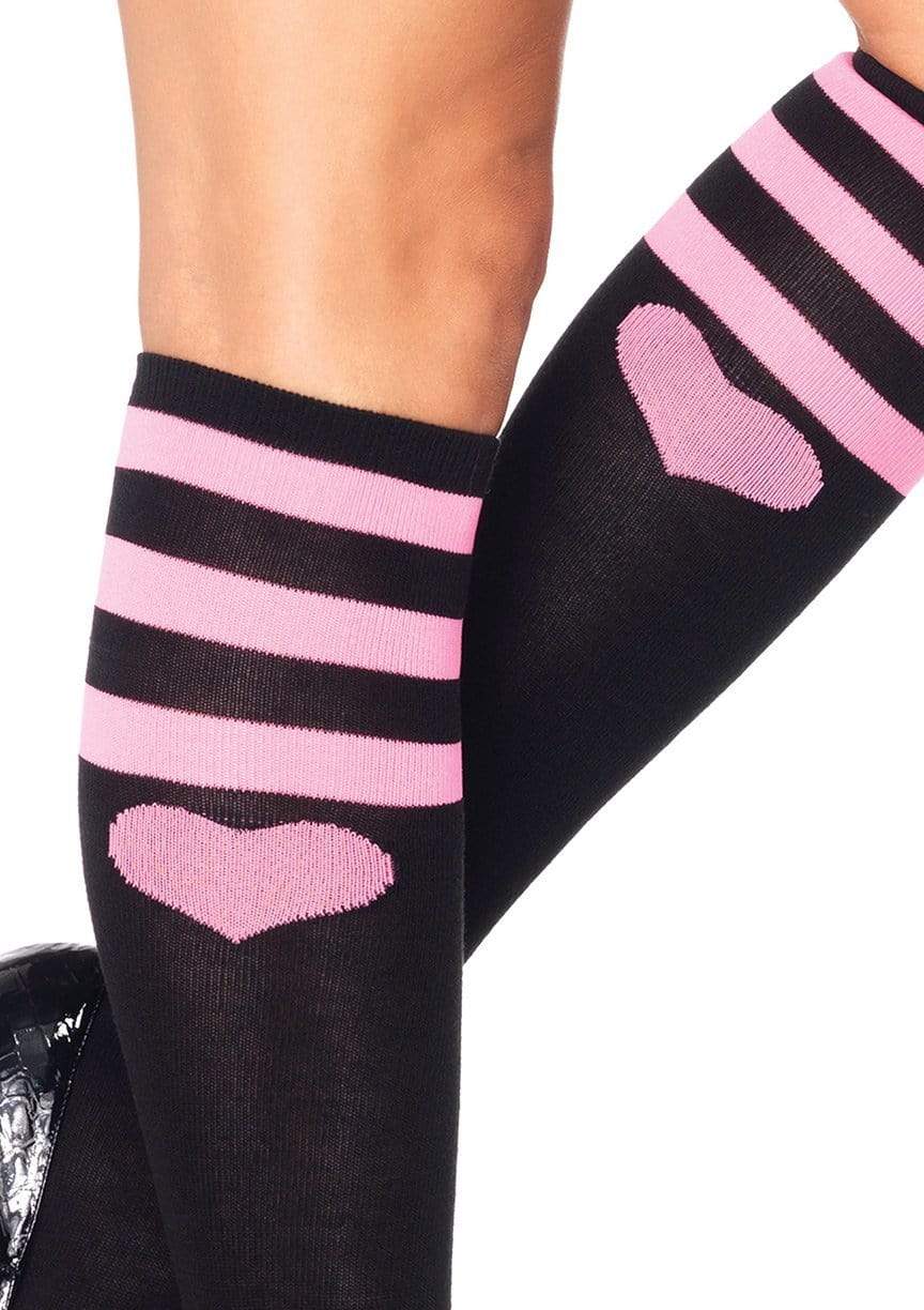 Sweetheart Athletic Knee Socks