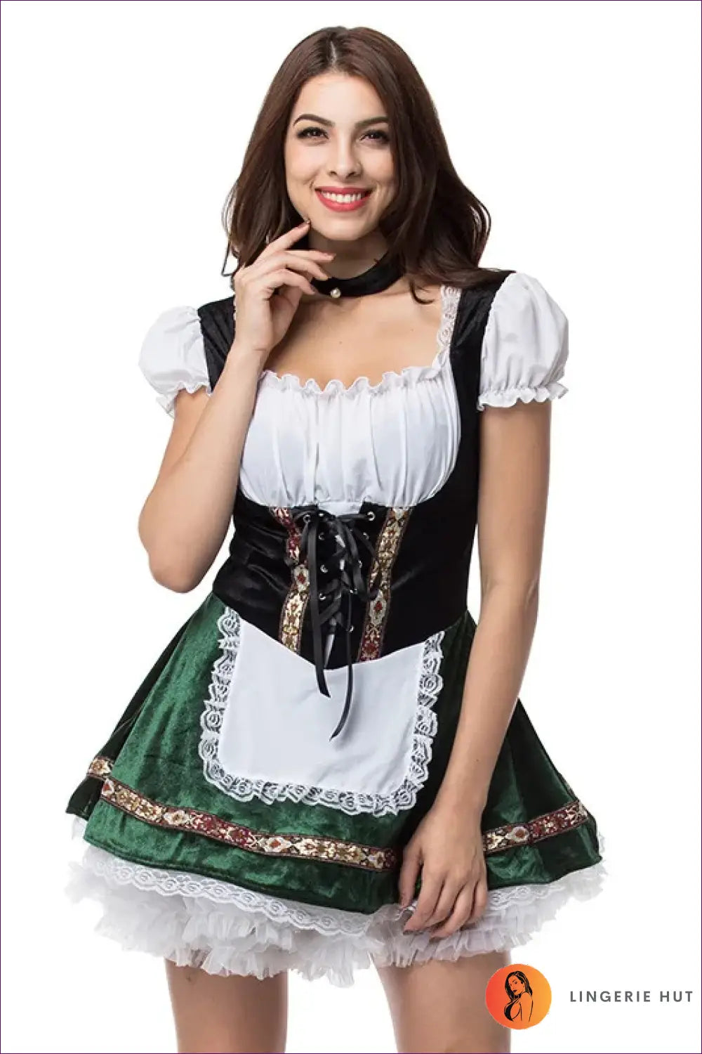 Bavarian Beer Maid Costume - Festive Elegance