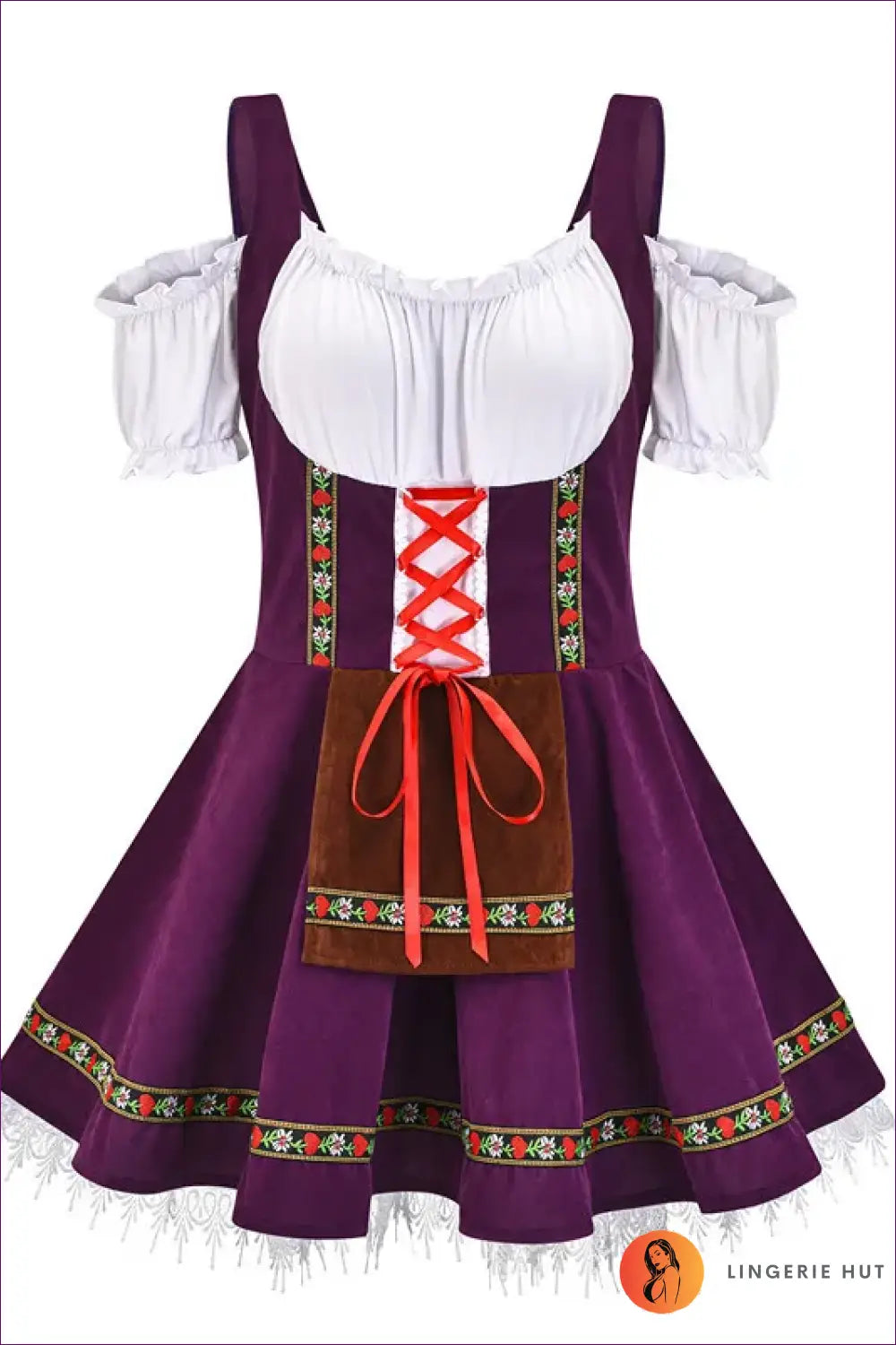 Bavarian Beer Maid Costume - Festive Elegance