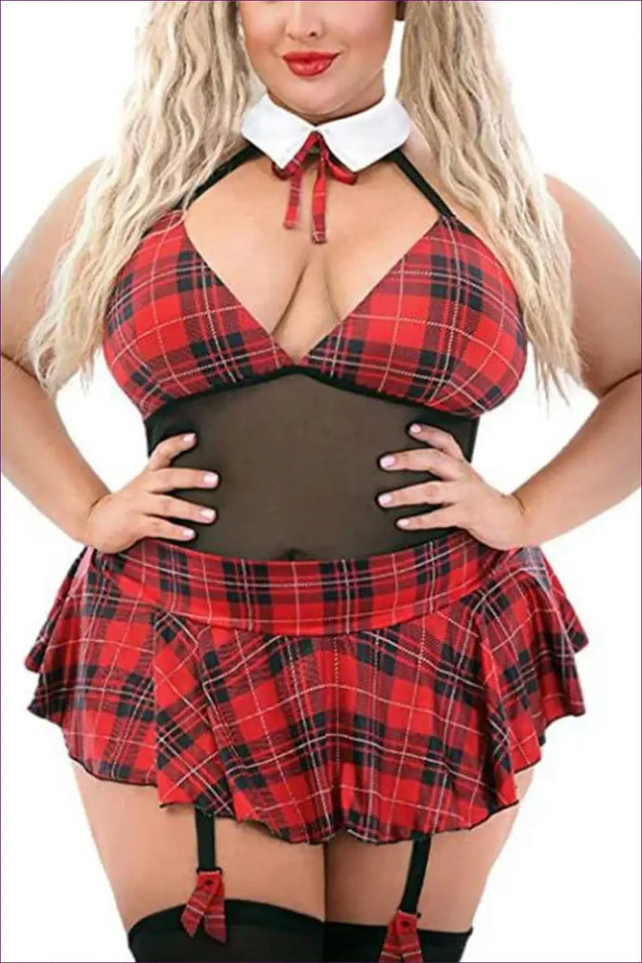 Naughty Schoolgirl Costume - Playful Seduction