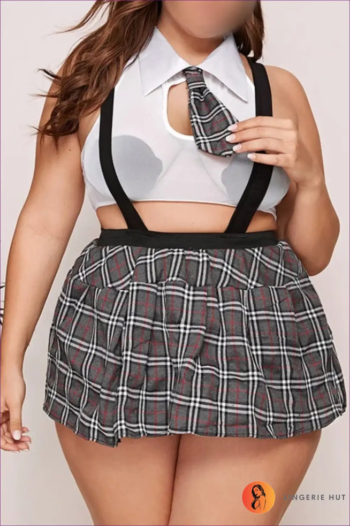 Plus Size Sexy Schoolgirl Costume - Naughty and Nice