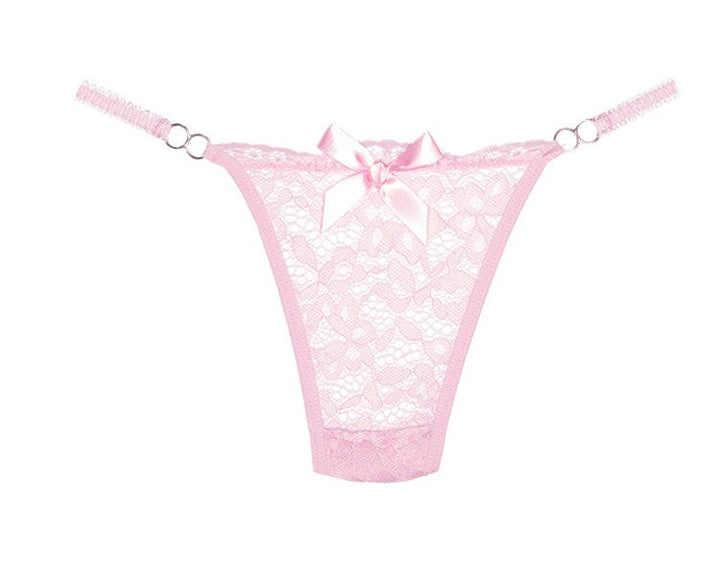 Sunset Lace Thong - Pink O/S