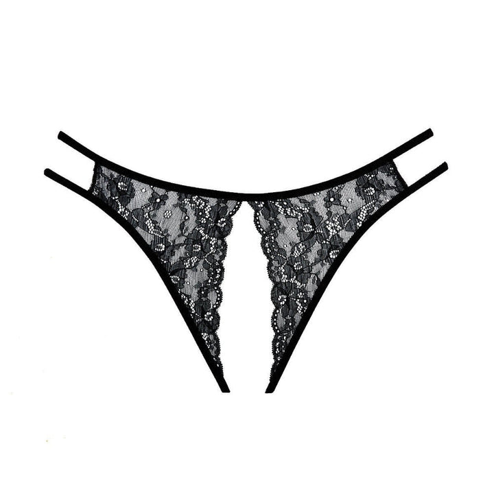 Adore Sweet Honey Crotchless Lace Panty